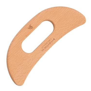 Imagem de PYSEAN Ferramentas de massagem terapêutica de madeira, cabo de madeira natural, placa Gua Sha, massageador de desintoxicação linfática, ferramenta de massagem celulite relaxante muscular e alívio da