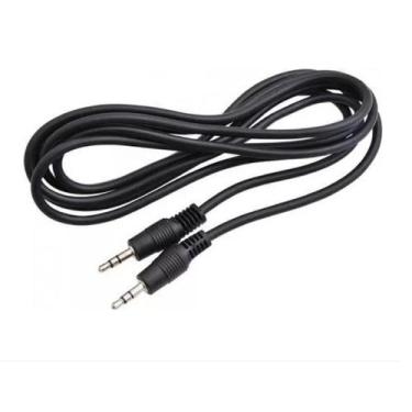 Imagem de Cabo P2 St + P2 St  Pr 1,2m - Kit 06 Cabos - TEBERA, AUDIO E VIDEO