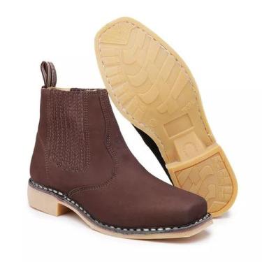 Imagem de Botina Laramie Vira Francesa Country Bico quadrado - 8 Segundos, 42