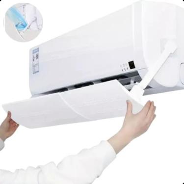 Imagem de Defletor Ar Condicionado Split Tamanho Angulo Ajustavel Medida 57 A 10