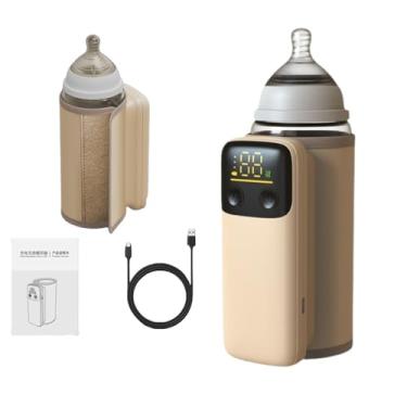 Imagem de Aquecedor de Mamadeiras Portátil, Aquecimento Rápido e Aquecimento Contínuo de 48 Horas, Aquecedor de Mamadeiras Em Movimento, Aquecedor de Mamadeiras para Viagens, Controle de