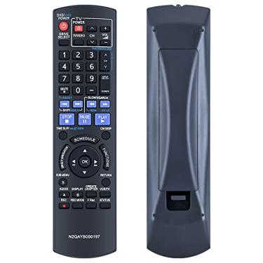 Imagem de ZWP Controle remoto de substituição N2QAYB000197 compatível com gravador de DVD VCR Panasonic DMR-EZ48 DMR-EZ48V DMR-EZ485V DMR-EZ485 DMR-EZ48VK DMR-EZ485VK
