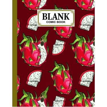 Imagem de Blank Comic Book: Premium Dragon Fruit Cover Blank Comic Book, Create Your Own Story, Journal, Notebook, Sketchbook for Kids and Adults, 120 Pages - Size 8.5" x 11" Notebook by Leo Weiss