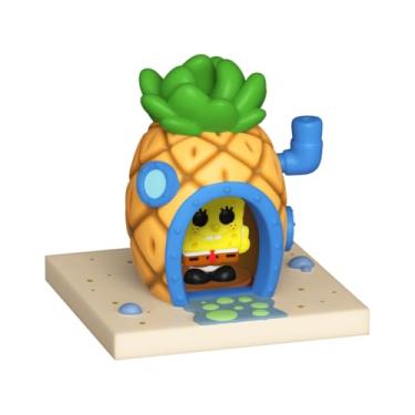 Imagem de Bitty Pop! Town Bob Esponja - Bob Esponja e Gary na Casa de Abacaxi