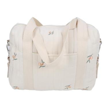 Imagem de Bolsa de armazenamento multifuncional para carrinho de bebê Vomeko, organizador universal de carrinho, bolsa para fraldas, bolsa para transporte de fraldas de viagem reutilizável (Saco Oliva)