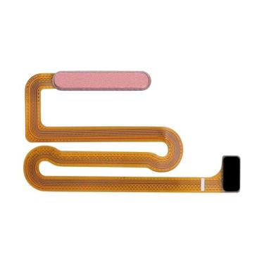 Imagem de BESJMYT Para Samsung Galaxy A04s Botão Liga/Desliga e Sensor de Impressão Digital Cabo Flexível Substituição Cabo Flexível Liga/Desliga Botão de Controle Conector Peças de Reparo SM-A047F (Cobre)
