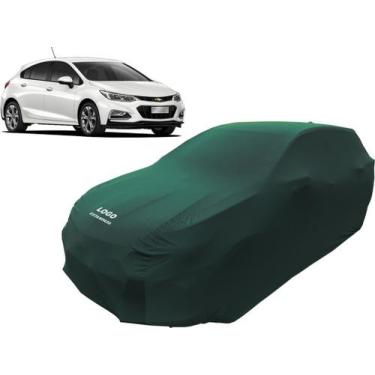 Imagem de Capa Para Cobrir Carro Gm Cruze Lt Hatch Tecido Helanca - Mz, Verde