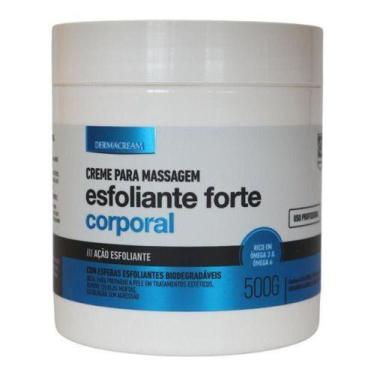 Imagem de Creme Para Massagem Dermacream Esfoliante Forte Corporal 500gr  Envio 