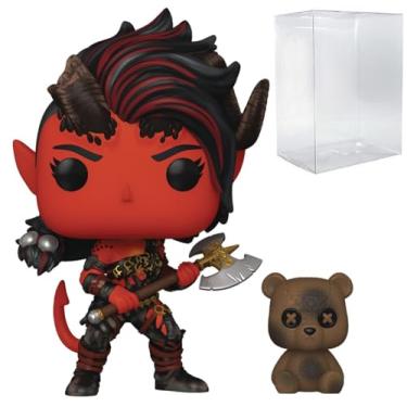 Imagem de POP Jogos: Baldur's Gate - Boneco de vinil Karlach com Clive Funko (incluído com caixa protetora compatível), multicolorido, 9,5 cm