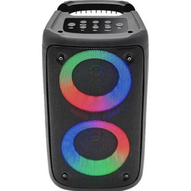 Imagem de Caixa Caixinha De Som Amplificada Portátil Bluetooth Led Rgb - Grasep,