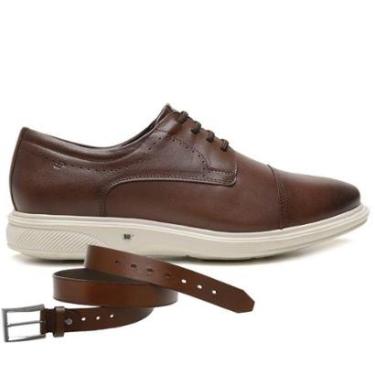 Imagem de Sapato Jota Pe Masculino 3d Soft Light + Cinto-Masculino