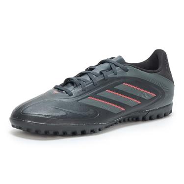 Imagem de adidas Tênis unissex adulto Copa Pure 3 Club Turf, Preto/carbono/vermelho lúcido, 14 Women/13 Men