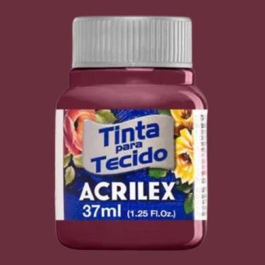 Imagem de Tinta Tecido Acrilex 37ml Cores em , VERMELHO QUEIMADO - 588