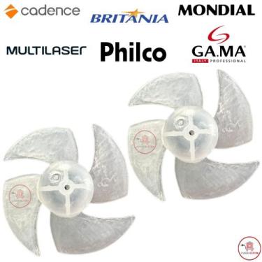 Imagem de 2x Ventoinha Hélice para Secadores de Cabelo Gama / Britania / Mondial