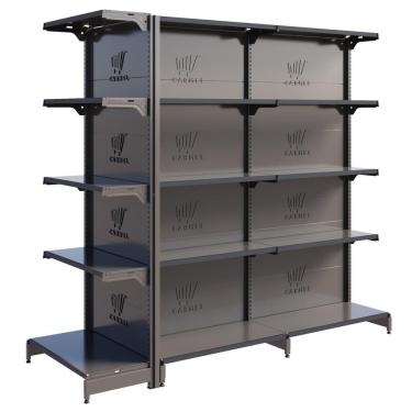 Imagem de Gôndola Centro 1 Ponta 1 Inicial E 1 Continuação 1,70 m 40KG FIT Expositor de Supermercado Amapá