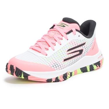 Imagem de Skechers Tênis feminino Go Train Arch Fit Viper Court Pro-Pickleball, Branco/Multi, 35