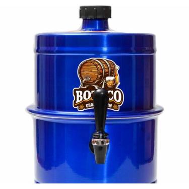 Imagem de Chopeira Portatil A Gelo Azul Boteco Premium 5.1lt Não Elétrica - Beer