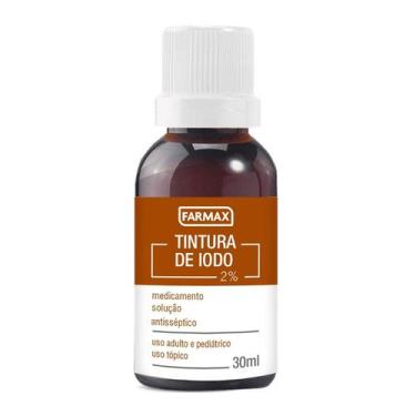 Imagem de Tintura de Iodo 2% 30ml - FARMAX