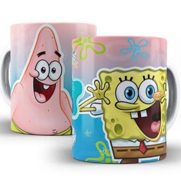 Imagem de Caneca Xicara Personalizada Bob Esponja - X-Colour, 14