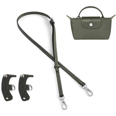 Imagem de Kit de conversão de alça para mini carteira Longchamp, alça de ombro de substituição ajustável, Verde, One Size