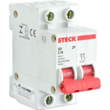 Imagem de Steck Disjuntor  Din.2P 50A C  3Ka