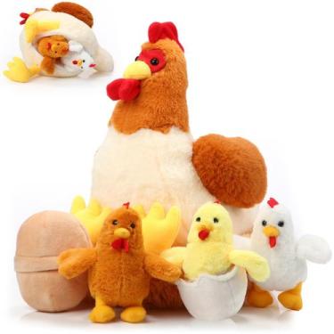 Imagem de Brinquedo de Pelúcia Skylety Chicken - Galinha Poedeira