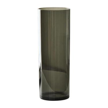 Imagem de Wswqop Vaso de flores acrílico Planter Gift Flowers Decoration Decoration Organizador de arranjo floral para escritório prateleira de cozinha de Mantel, Mouth 12 Cm H 35 Cm