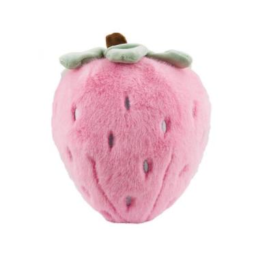 Imagem de Almofada Morango Rosa 20cm  Pelúcia Fofytoys - FoffyToys