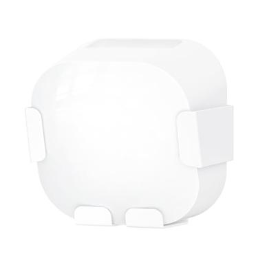 Imagem de Suporte de parede de metal para suporte de parede eero 6+ e eero 6 – suporte de parede com economia de espaço para eero 6 e eero 6 Plus, suporte de parede fácil de instalar para sistemas Wi-Fi eero 6