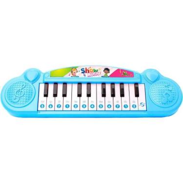 Imagem de Teclado Infantil Brinquedo Musical Piano Para Bebês Colorido Art Brink