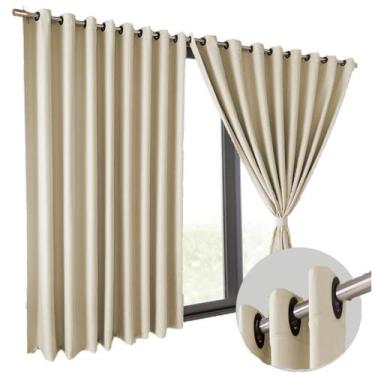 Imagem de cortina blackout Brenda quarto de janela 5,50 x 2,70 preto - Bravin Co