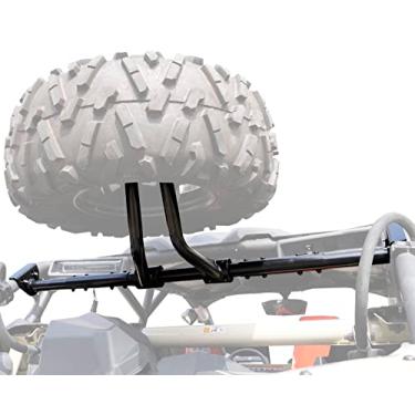 Imagem de HAKA TOUGH Suporte de suporte de pneu sobressalente para Can Am Maverick X3 X3 Max Turbo RR 2017 2018 2019 2020 2021 2022 2023, acessórios de suporte de suporte de pneu sobressalente de metal