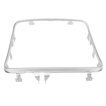 Imagem de Estrutura do painel do copo de água central frontal Grcfumo, tampa do painel de engrenagens do console central do carro ABS, guarnição da estrutura do painel do copo para classe E