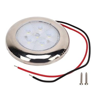 Imagem de GRCFUMO 12V RV Lights Interior, RV LED teto cúpula luz, iluminação branca à prova d'água IP65, RV LED luz de leitura, luz de cortesia marítima para barco trailer van caravana