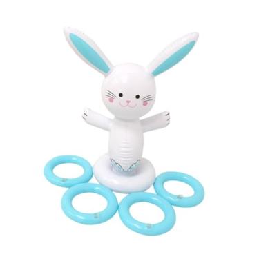 Imagem de menolana Jogo inflável de arremesso, brinquedo engraçado esportivo, interação infantil dos pais, páscoa jogando jogos de piscina para crianças para crianças