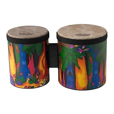 Imagem de Remo KD-5400-01 Tambor Bongo Percussão Infantil - Floresta Chuva de Tecido, 12,7 cm - 15,2 cm