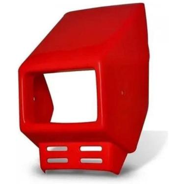 Imagem de Carenagem Do Farol Vermelha Mobilete Caloi 2 Tempo