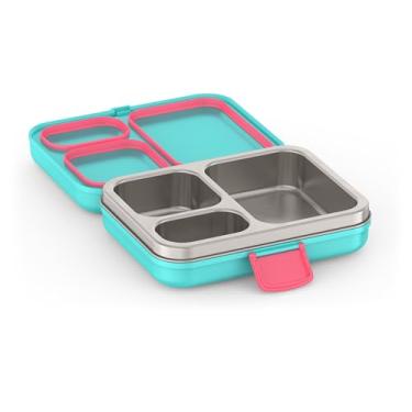 Imagem de THERMOS Kit de almoço infantil Freestyle para armazenamento de alimentos, azul-petróleo