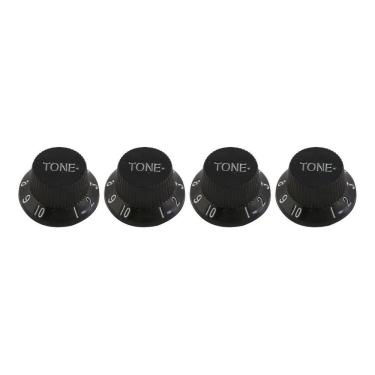 Imagem de Knobs Para Guitarra Stratocaster Andaluz  2 Vol + 2Ton Preto