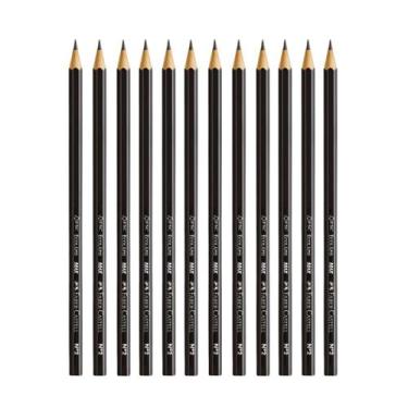 Imagem de Lápis grafite N 2 sextavado Ecolápis Faber Castell, mais macio, fácil 