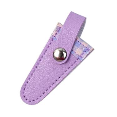 Imagem de HYROOY Tesoura de bordado, tesoura de treliça colorida protetora pequena para tesoura vintage pontiaguda para proteger 8# PU