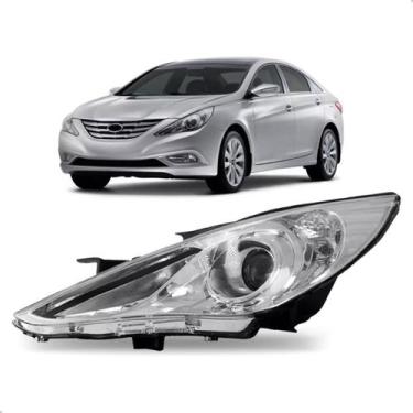 Imagem de Farol Sonata 2011 2012 2013 2014 Eletrico Sem Xenon - SP ACESSÓRIOS, E