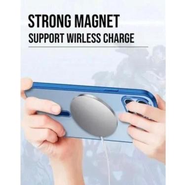 Imagem de Case Magsafe Colors Blindex Luxo Proteção p/ Phone 13 Pro