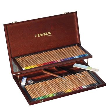 Imagem de Lápis de Cor Aquarelável Lyra Rembrandt Aquarell 106 peças