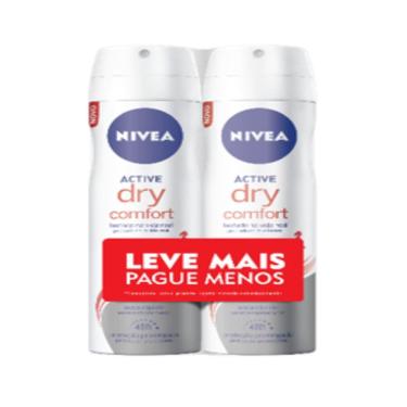 Imagem de Desodorante aero nivea dry comf fem C/2 50% desc