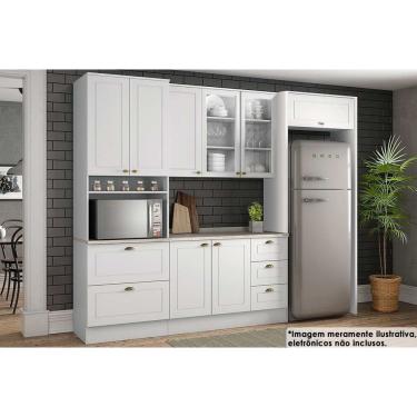 Imagem de Kit de Cozinha Completa 7 Peças Americana (2Aéreos + 1Balcão + 1Paneleiro + 3Complement...