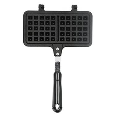 Imagem de Assadeira de Waffle, Forma de Bolo Doméstica, Grelha de Dupla Face, Moldes, Máquina de Waffle Com Alça Anti-escaldante, Forma Confortável de Fazer Waffle, Frigideira Giratória