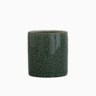 Imagem de Porta-lápis de cerâmica para mesa, suporte para canetas, copo de lápis, pote e porta-canetas, organizador de pincéis de maquiagem, organizador de pincéis de maquiagem, organizador de lápis, pote (cor