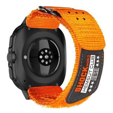 Imagem de FIILIIX Pulseira de relógio masculina compatível com Samsung Galaxy Watch Ultra de 47 mm, pulseira de nylon militar Galaxy Watch Ultra