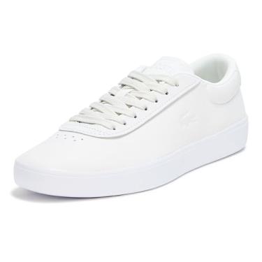 Imagem de Lacoste Tênis feminino Baseshot Evo, Branco/Branco, 35